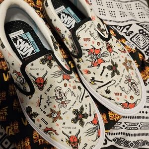 Custom Stranger Things Hellfire Club Vans
